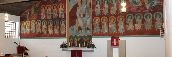 Innenraum der St. Johanniskirche in Hirschaid