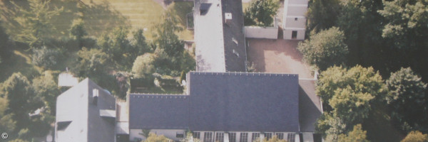 Christuskirche Höchstadt von oben