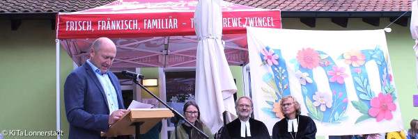 Festakt 100 Jahre Martin-Luther-Kindertagesstätte Lonnerstadt