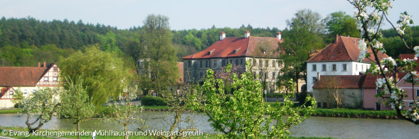 Die Schlosskirche in Weingartsgreuth von 1745