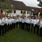 Posaunenchor, Gruppenfoto im Freien